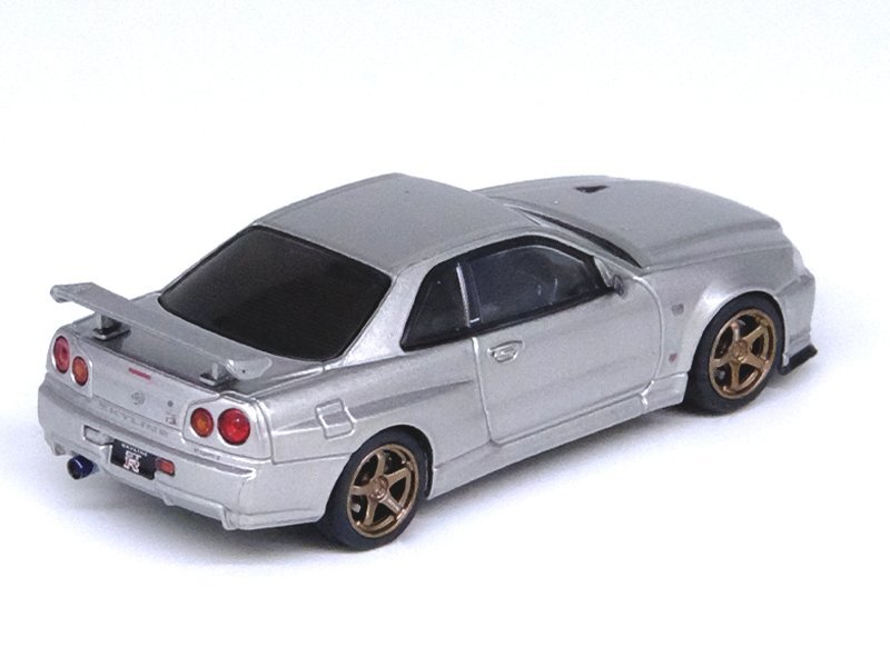 NISSAN Skyline GT-R (R34) V-Spec II - silver - INNO 1:64 | eBay