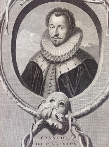François Duca d'Alençon Portrait Pia Gunst Etching 18th Century - Picture 2 of 3
