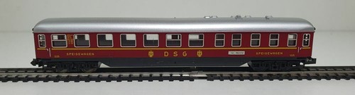 Minitrix N 3017 carrozza ristorante DSG Ep.III usata e scatola originale - Foto 1 di 4