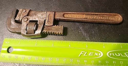 Vintage “Trimo” 8 Inch Pipe Wrench - Trimont Mfg Co Roxbury Mass USA