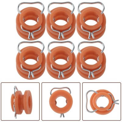 6 Stück Fensterregler-Rollenbuchse C0AB-6423240-B für Ford Mustang Mercury Comet