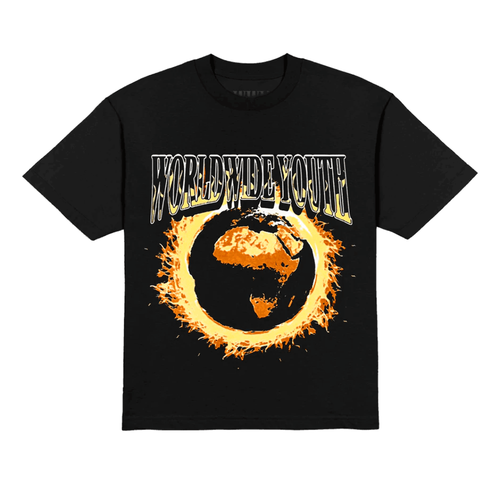 WWY Flame Tee Black - Picture 2 of 5