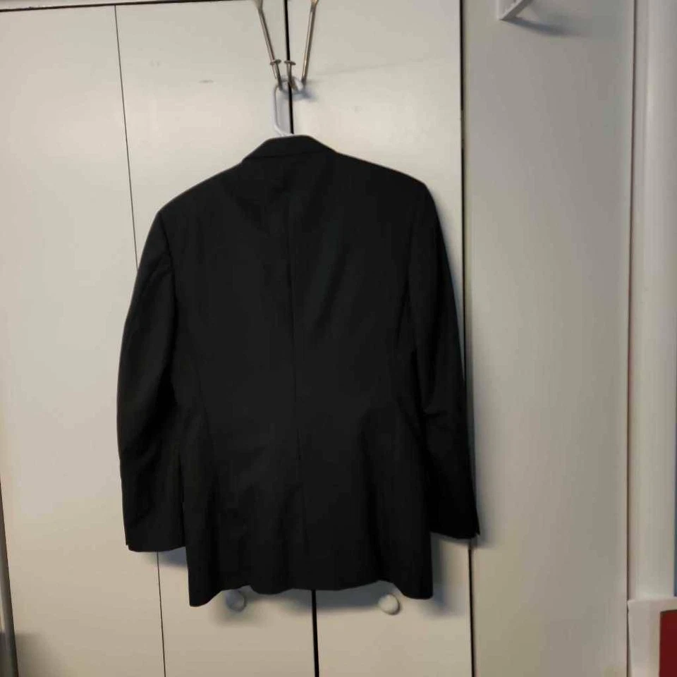 Conjunto de traje de dos botones Mappelli De Milano para hombre bolsillos negros 100 % lana M 38R 32/27 Foto 3 de 4