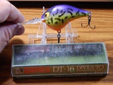 RAPALA SCT DT-10 CUSTOM PAINTED PURP,YEL,ORAN LURE NIB SKI'S CUSTOM TACKLE LQQK