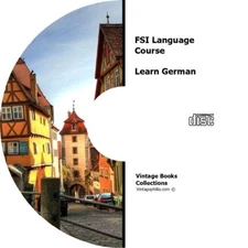 * LEARN TO SPEAK GERMAN LANGUAGE * FSI TRAINING COURSE * VOL 1 & VOL 2 on DVD *
