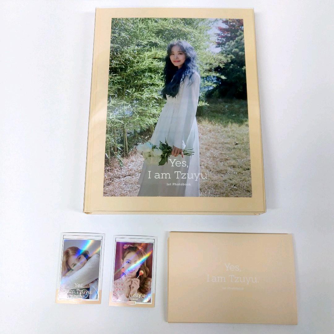 TWICE TZUYU Yes I am Tzuyu 1st Photobook Blue Peach Postcard Photocards  Full Set