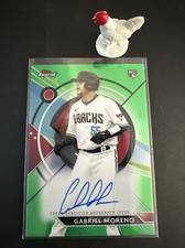 2023 Topps Finest Baseball Gabriel Moreno Green RC Auto /99 Arizona Diamondbacks