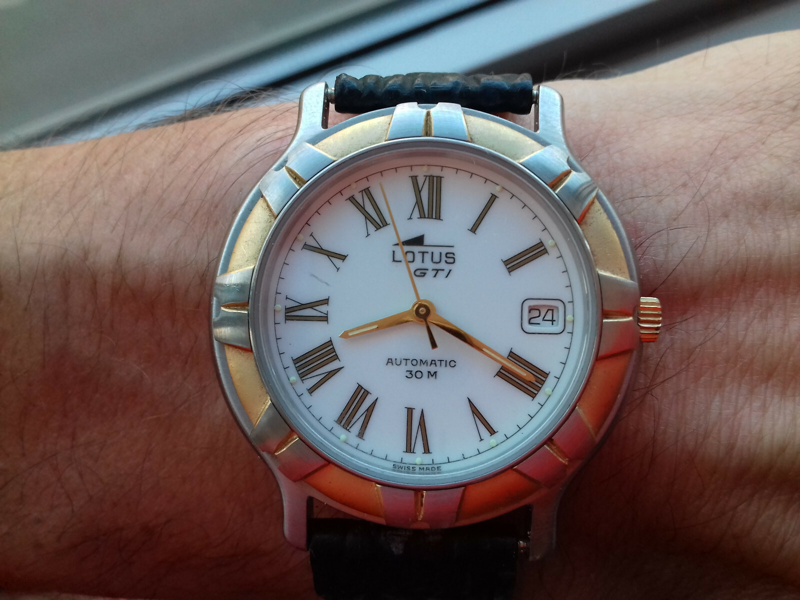Montre Vintage Lotus GTI 30m Automatic - Swiss Made Des Années 80 - Neuf Avec étiquettes (NOS)