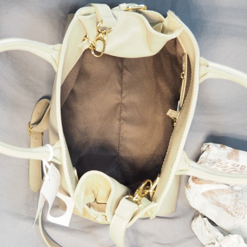 Anna Paola Riva Bag Cappuccino Leather Viral Commuter Satchel Purse Hand Italian - Bild 9 von 14