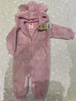 Levi's Baby Mädchen Kinderwagen/Schneeanzug mit Kapuze (Größe 12 Monate)