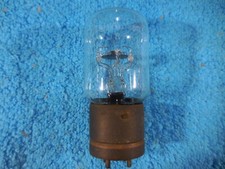 Early Telefunken Type Evn-171 Brass Base W/possible Wooden Plug Tube Used.