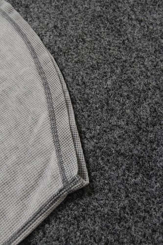 Volcom Shirt mens M Gray Skater Thermal Long Sleeve Distressed Faded Lightweight - Picture 5 of 9