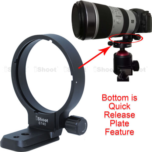 Lens Collar Bracket Tripod Mount Ring for Sony 70-400mm F4-5.6 G SSM / II - Afbeelding 1 van 12
