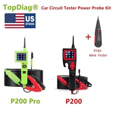 Topdiag P200 Car Circuit Tester Power Probe Relay Fuel Injector Tester 9-30v48v Topdiag P200 Car Circuit Tester Power Probe Relay Fuel Injector Tester 9-30v48v
