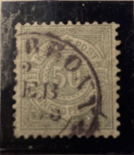 AD. W&uuml;rtt. 1878: 50 Pf "wei&szlig;e Ziffern im Kreis", Mi 51, gestempelt. (291)