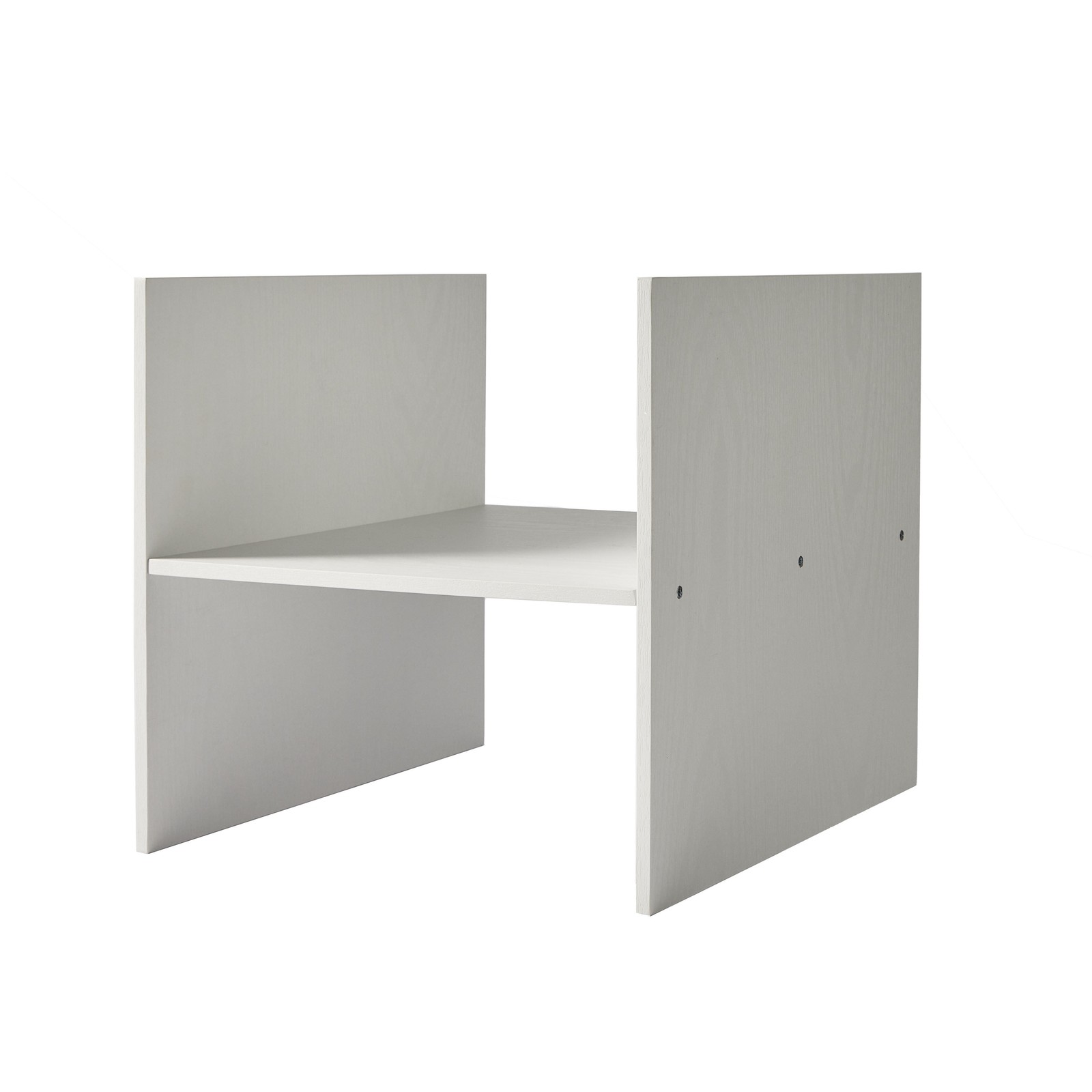 Hot,Better Homes & Gardens H Shelf Insert for Cube Organizers, White Texture