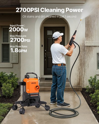 #ad #ad New Electric Pressure Washer Max 2700 PSI and 1.8 GPM High Power Pressure Cl $150.10