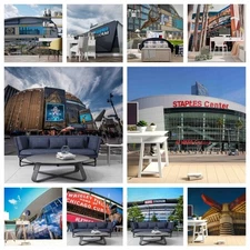 3D Stadium Building Sky Self-adhesive Wallpaper Removable Wallpaper Wall Mural