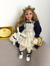 Alberon Dolls Sasha Limited Edition Porcelain Doll w/ Bunny & COA, Maria G.