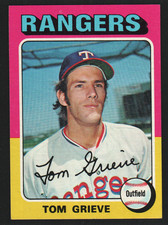 1975 Topps Baseball #234 - Tom Grieve - Texas Rangers  75-176