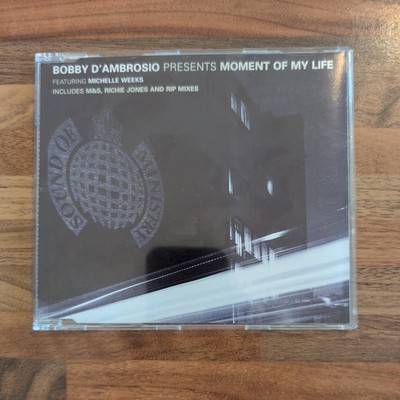 Bobby D'Ambrosio Pres. Moments Of My Life Cd Single (1997)