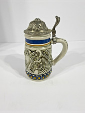 Avon Collectible Endangered Species Mountain Zebra Lidded Mini Stein