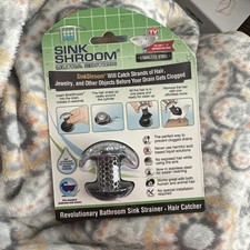 New SinkShroom Stainless Steel Hair Catcher Drain Protector Sink Strainer SH6