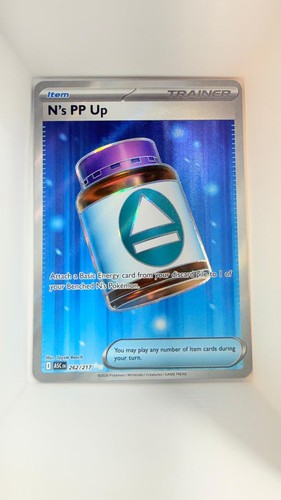 Pokemon N's PP Up Ascended Heroes 262/217 Holo Ultra Rare