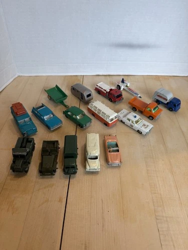 16.  Vintage Lesney Matchbox Cars Tootsies.