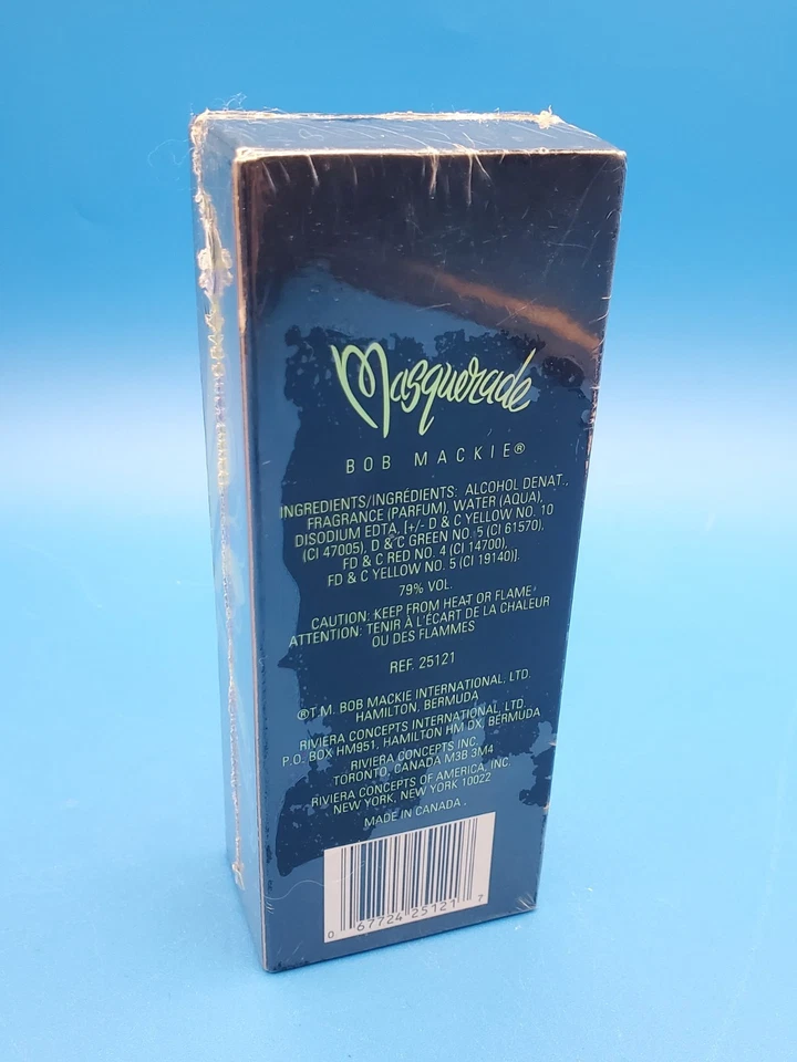 Masquerade By Bob Mackie Eau De Parfum Perfume Spray 1.7 OZ 50 ml Nuevo En Caja Foto 2 de 3