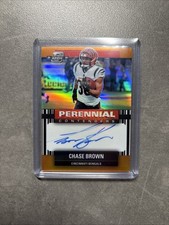 2024 Panini Contenders Chase Brown Auto /50 Perennial Contenders Bengals NFL