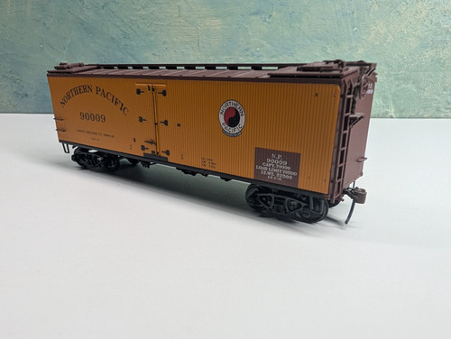 Coche de caja Walthers escala HO 40' Northern Pacific NP #90009 ruedas de metal LEER | Zustand: Used