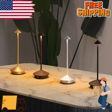 Rechargeable LED Table Lamp Touch Sensor Dimmable 3 Color Bedside Light