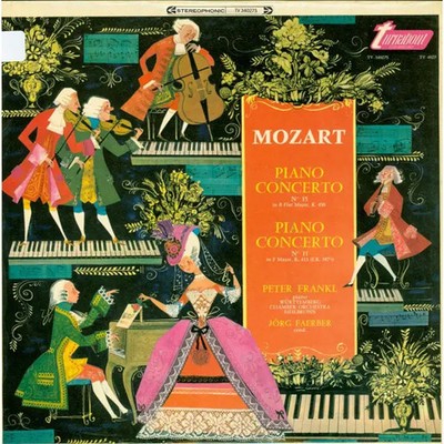 LP Mozart Piano Concerto Nº 15 In B Flat Major, K. 450 / Piano Concerto Nº 11