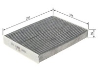 Bosch 1 987 435 556 Filter, Innenraumluft For Dacia Nissan Renault