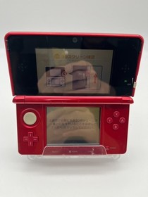 Nintendo 3DS Red Console Tested Working w/charger
