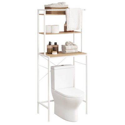 Toilettenregal Waschmaschinenregal mit 3 Ablage Badregal Standregal Badezimmer