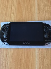 Sony Ps Vita  PCH-1100 Crystal Black Model Console & Charger CIB  TESTED