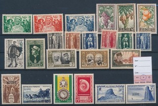 LT17540 Algeria selection of nice stamps fine lot MH