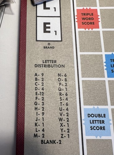 Scrabble Crossword Board Game Complete - Picture 7 of 11
