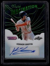 2025 Leaf Vivid #PA-KG1 Konnor Griffin Pure Imagination Auto Prismatic Green /8