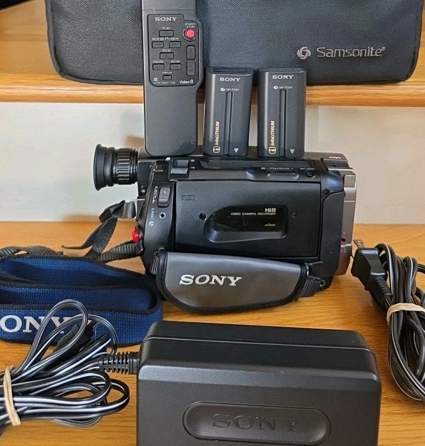 SONYHandycam CCD-TRV65 Hi8 Player Recorder Camera Camcorder Night TESTED - Image 4 of 4