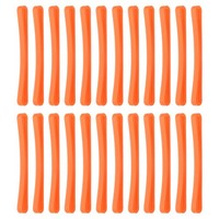 3,1 X 5 Zoll GummibäNder,24Stk Elastische Stretch-BäNder Orange