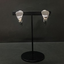 EGA GIVENCHY G Logo Silver Tone Earrings/6BL0703