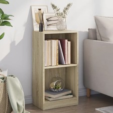 WALPLUS Bookshelf Sonoma Oak 40x24x75 cm Engineered Wood Storage