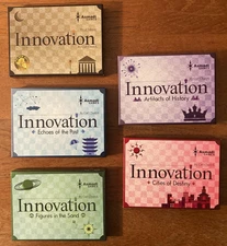 Innovation Bundle - 3rd Edition & All 4 Expansions - Asmadi Game - Pre Owned