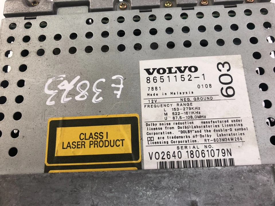 VOLVO S60 I Musik-Player ohne GPS 8651152-1 14390277 - Bild 3 von 4