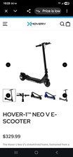 Hover-1 Neo V Kick Electric Scooter Black, Model Neo V, MPN H1-NEO1-BLK