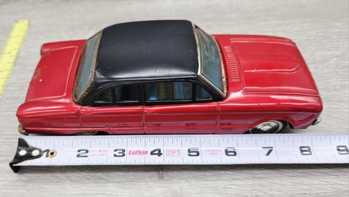 Vintage Bandai 1961 Ford Falcon Cragstan Camper Tin Friction Car House READ - Picture 21 of 24