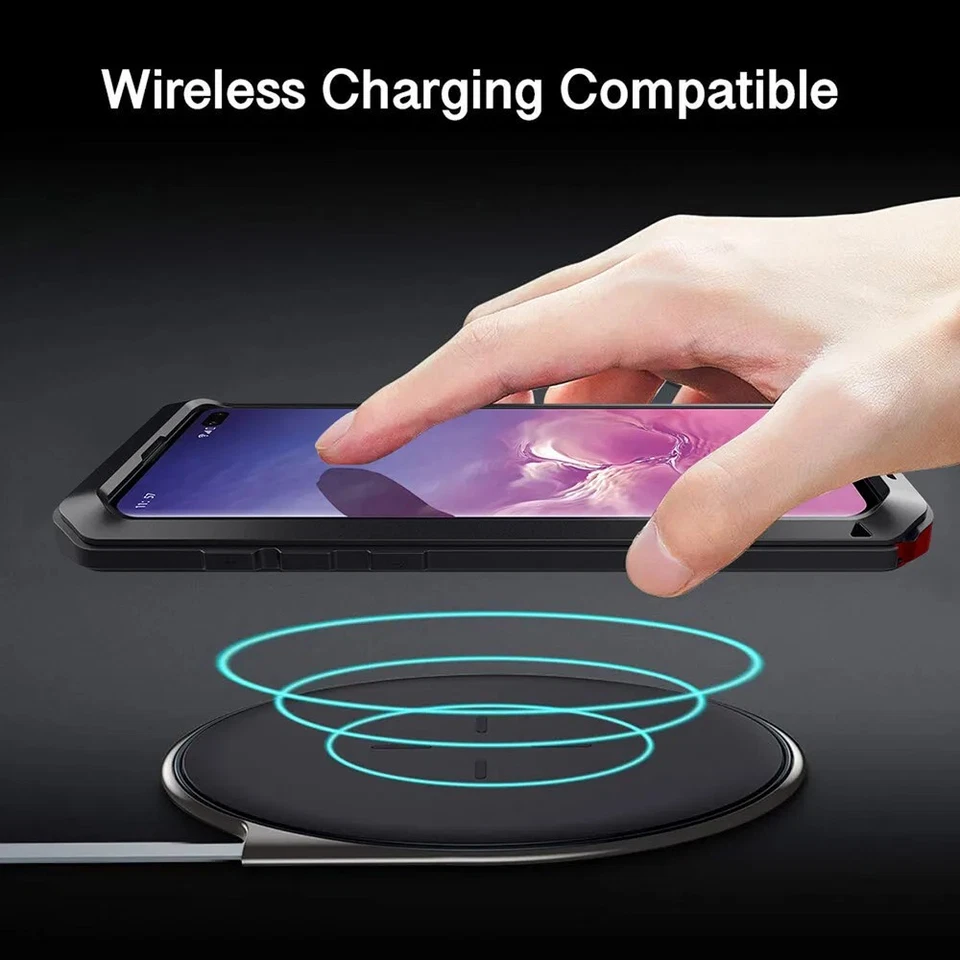 Shockproof Aluminum Gorilla Glass Metal Case for Samsung S22 S23 S24Ultra Note20 - Image 2 of 4